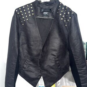 Kardashian Kollection Black Studded Blazer
